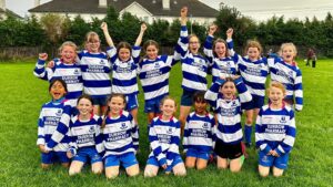 The Lions U11 Girls Team of 2023 who improved greatly this year.