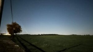 Comet Atlas (C/2023 A3) (Tsuchinshan-ATLAS) as seen from the Cork Road, Durrow looking towards BishopsWood.